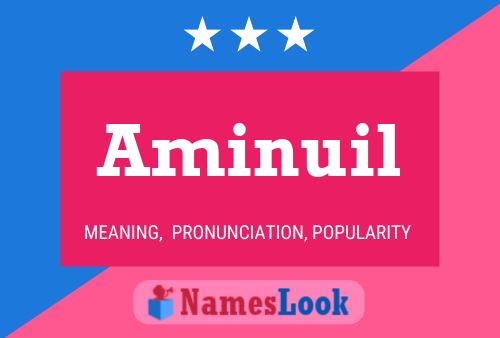 Aminuil Name Poster