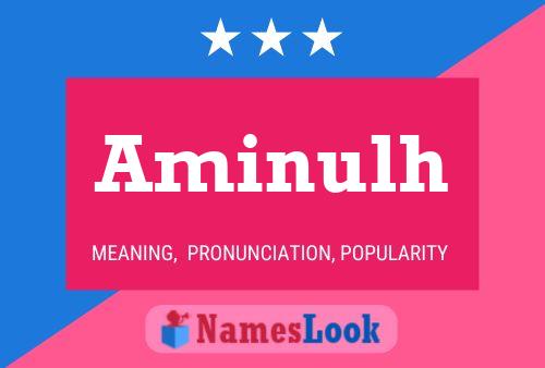 Aminulh Name Poster