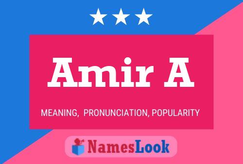 Amir A Name Poster