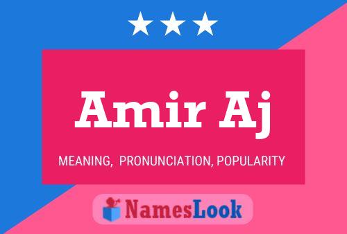 Amir Aj Name Poster