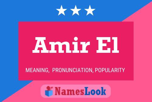 Amir El Name Poster