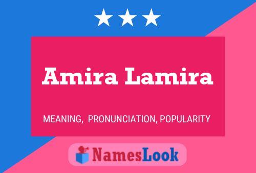 Amira Lamira Name Poster