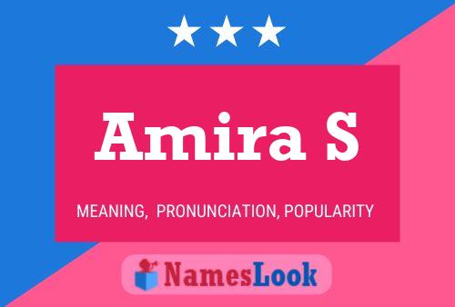 Amira S Name Poster