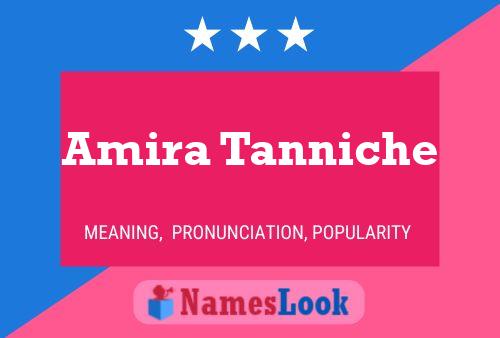 Amira Tanniche Name Poster