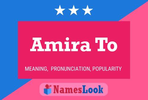 Amira To Name Poster