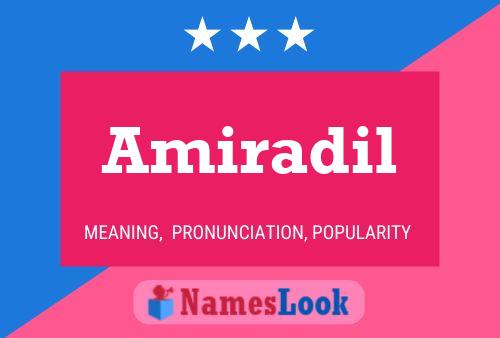 Amiradil Name Poster