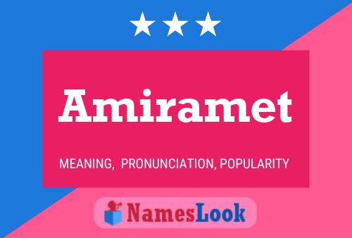 Amiramet Name Poster