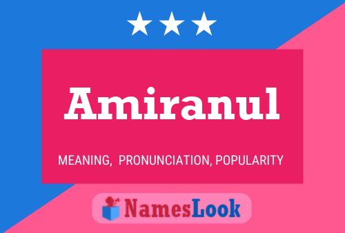 Amiranul Name Poster