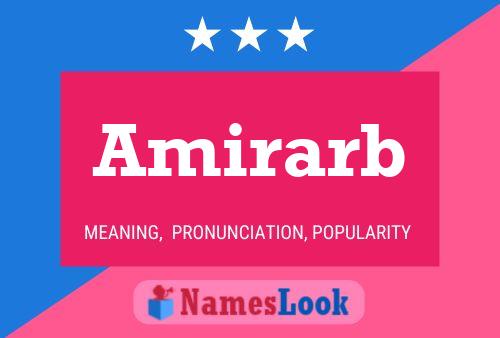 Amirarb Name Poster