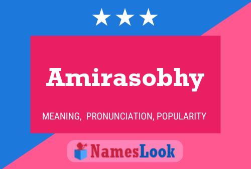 Amirasobhy Name Poster