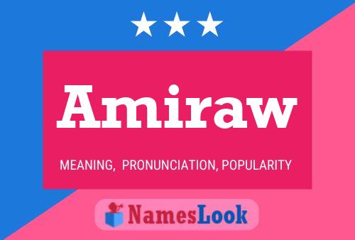 Amiraw Name Poster