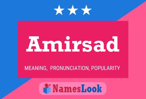 Amirsad Name Poster