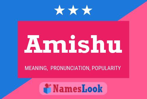 Amishu Name Poster