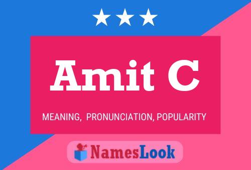 Amit C Name Poster