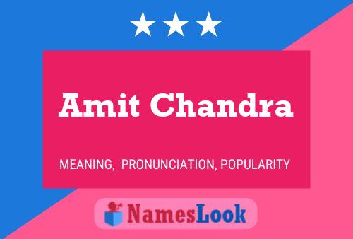 Amit Chandra Name Poster