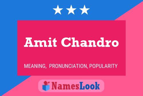 Amit Chandro Name Poster