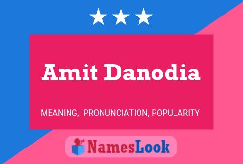 Amit Danodia Name Poster