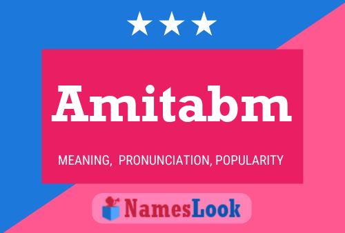 Amitabm Name Poster