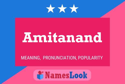 Amitanand Name Poster