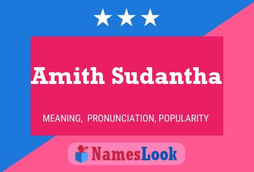 Amith Sudantha Name Poster