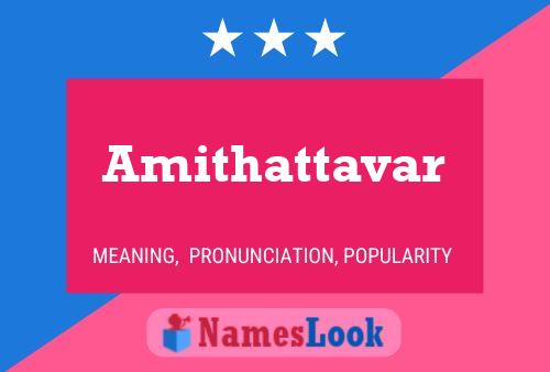 Amithattavar Name Poster