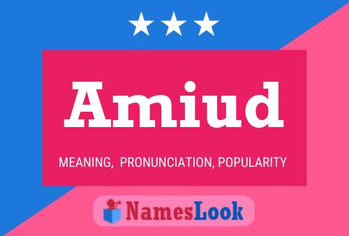 Amiud Name Poster