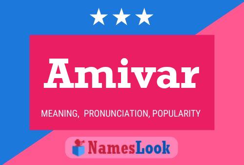 Amivar Name Poster