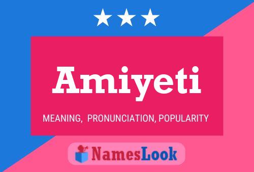 Amiyeti Name Poster