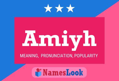 Amiyh Name Poster