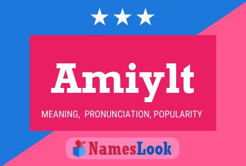 Amiylt Name Poster