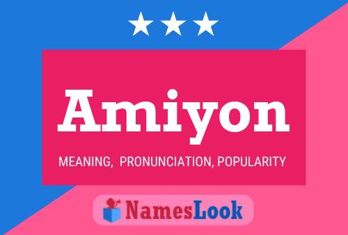 Amiyon Name Poster