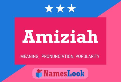 Amiziah Name Poster