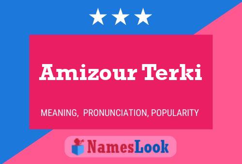 Amizour Terki Name Poster