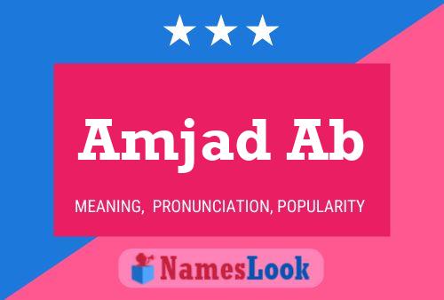 Amjad Ab Name Poster