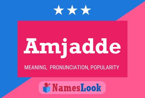 Amjadde Name Poster