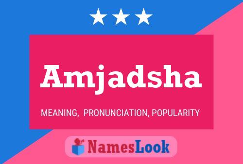 Amjadsha Name Poster