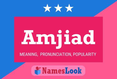 Amjiad Name Poster