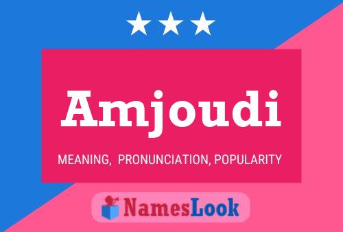 Amjoudi Name Poster