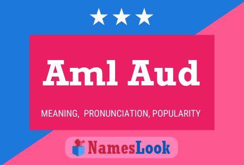 Aml Aud Name Poster