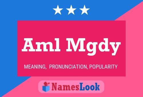 Aml Mgdy Name Poster