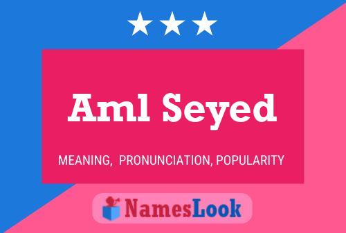 Aml Seyed Name Poster