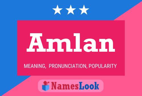 Amlan Name Poster