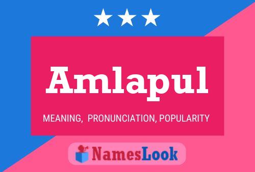 Amlapul Name Poster