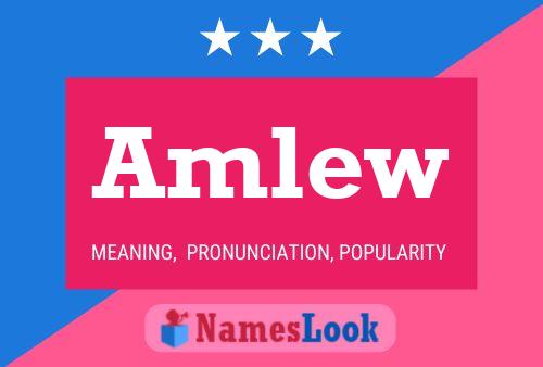 Amlew Name Poster