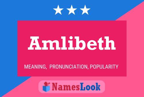 Amlibeth Name Poster