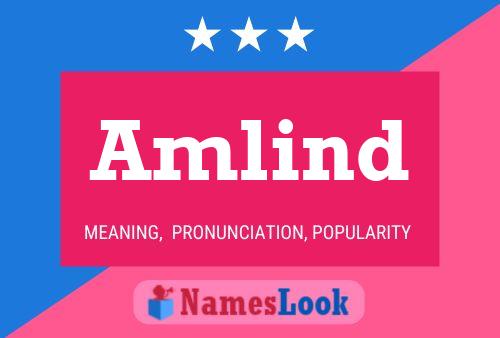 Amlind Name Poster