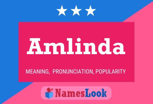 Amlinda Name Poster