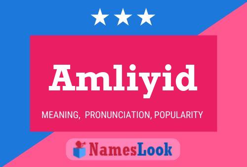 Amliyid Name Poster