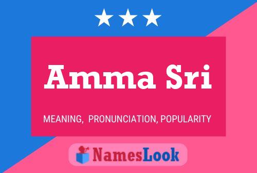 Amma Sri Name Poster