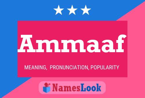 Ammaaf Name Poster